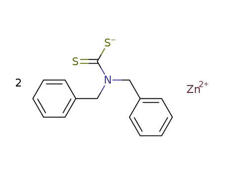 Molecular Structure of 14726-36-4 (Zinc dibenzyldithiocarbamate)