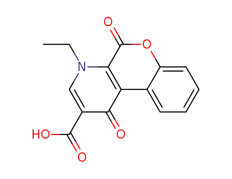 1,5-dihydro-1,5-dioxo-4-ethyl-1-benzopyrano[3,4-b]pyridine-2-carboxylic acid