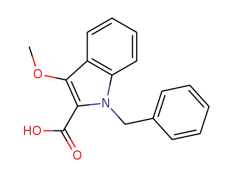 3-methoxy-1-(phenylmethyl)-1H-indole-2-carboxylic acid