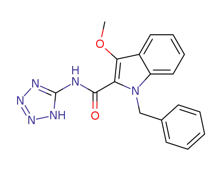3-Methoxy-1-(phenylmethyl)-N-1H-tetrazol-5-yl-1H-indole-2-carboxamide