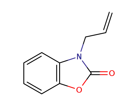 Molecular Structure of 13444-14-9 (3-Allylbenzoxazol-2(3H)-one)