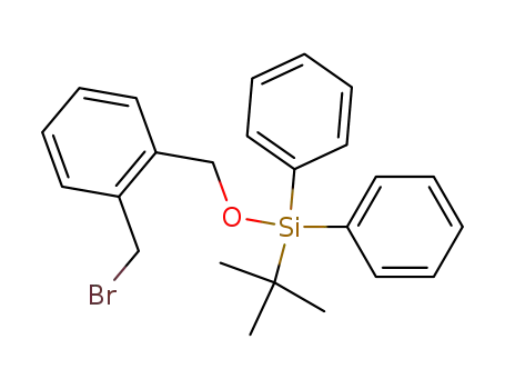 Molecular Structure of 558466-20-9 (Silane, [[2-(bromomethyl)phenyl]methoxy](1,1-dimethylethyl)diphenyl-)