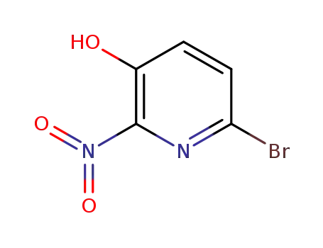 Molecular Structure of 443956-08-9 (6-Bromo-2-nitro-pyridin-3-ol)