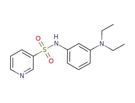 Molecular Structure of 870274-40-1 (3-Pyridinesulfonamide, N-[3-(diethylamino)phenyl]-)
