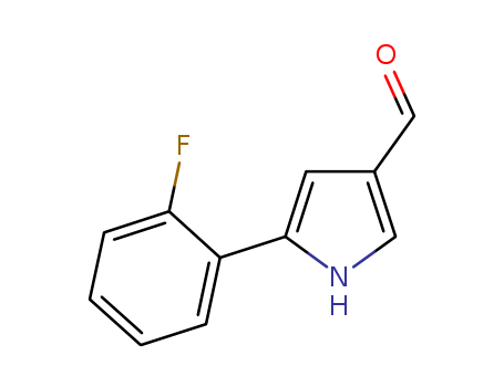 1H-Pyrrole-3-carboxaldehyde, 5-(2-fluorophenyl)-(881674-56-2)