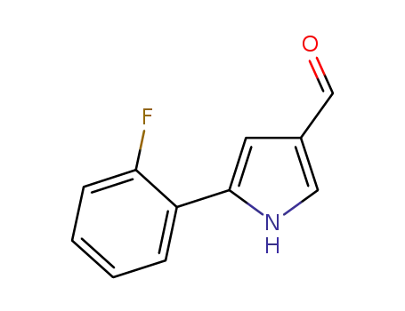 5-(2-Fluorophenyl)-1H-pyrrole-3-carbaldehyde cas no. 881674-56-2 98%