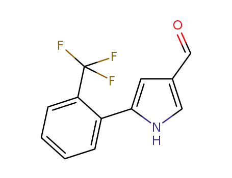 5-[2-(trifluoromethyl)phenyl]-1H-pyrrole-3-carbaldehyde
