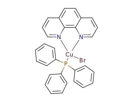 Molecular Structure of 25753-84-8 (BROMO(1,10-PHENANTHROLINE)(TRIPHENYLPHOSPHINE)COPPER (I))
