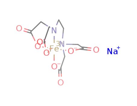 Molecular Structure of 15708-41-5 (Ferrate(1-),[[N,N'-1,2-ethanediylbis[N-[(carboxy-kO)methyl]glycinato-kN,kO]](4-)]-, sodium (1:1), (OC-6-21)-)