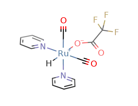 RuH(CF3CO2)(CO)2(C5H5N)2