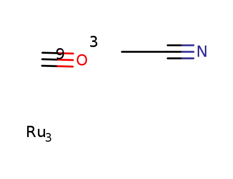 Ru3(CO)9(acetonitrile)
