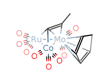 RuCoMo(CO)8Cp(μ3-C=CHMe)