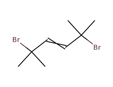 Molecular Structure of 90154-62-4 (3-Hexene, 2,5-dibromo-2,5-dimethyl-)