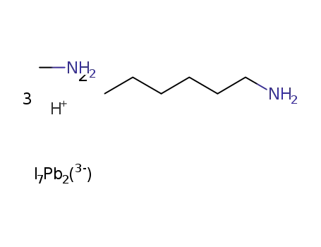 [(hexylammonium)2(methylammonium)Pb2I7]