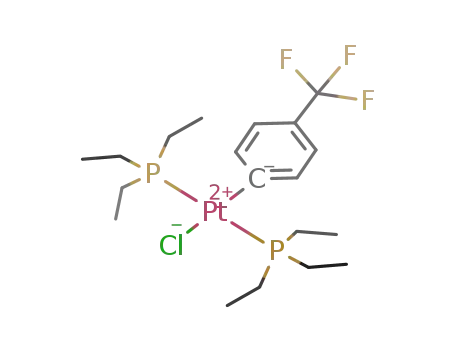 trans-chlorobis(triethylphosphine)(p-trifluoromethylphenyl)platinum(II)