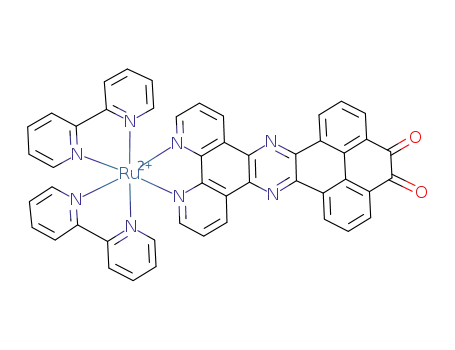 Ru(C10H8N2)2(C28H12N4O2)(2+)