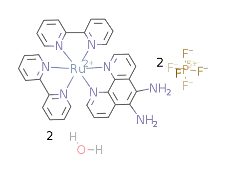 [Ru(2,2'-bipyridine)2(5,6-diamino-1,10-phenanthroline)](PF6)2 * 2 H2O