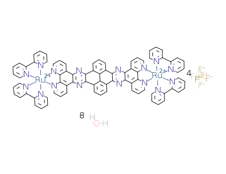 [(2,2'-bipyridine)2Ru(bis-dipyrido[3,2-f:2',3'-h]quinoxalo-[2,3-e:2',3'-l]pyrene)Ru(2,2'-bipyridine)](PF6)4 * 8 H2O