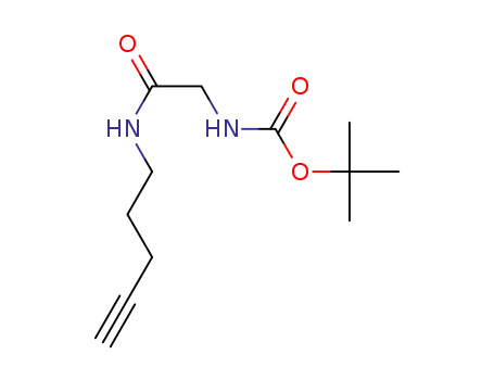 tert-butyl [2-oxo-2-(pent-4-yn-1-ylamino)ethyl]carbamate