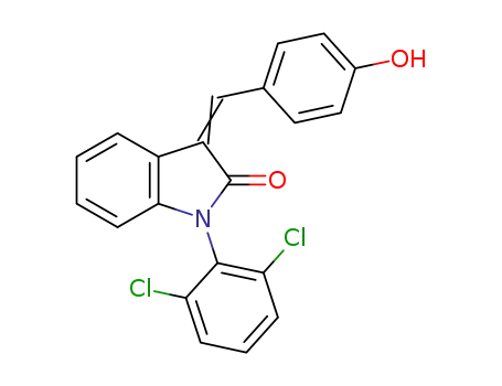 1-{[(2,6-dichlorophenyl)-3-(4-hydroxyphenyl)]methylene}-1,3-dihydroindol-2-one