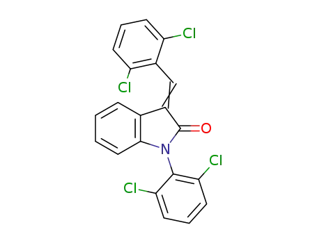 1-(2,6-dichlorophenyl)-3-((2,6-dichlorophenyl)methylene)-1,3-dihydroindol-2-one