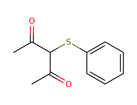 Molecular Structure of 22805-23-8 (2,4-Pentanedione, 3-(phenylthio)-)