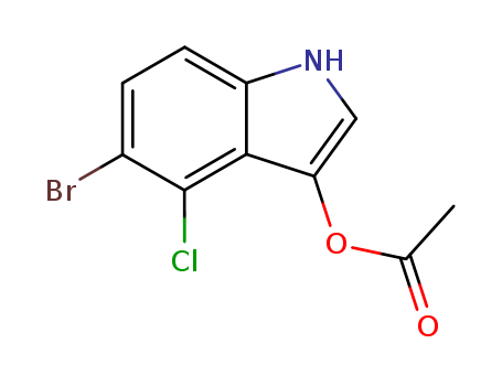 5-Bromo-4-chloro-1H-indol-3-ol 3-acetate