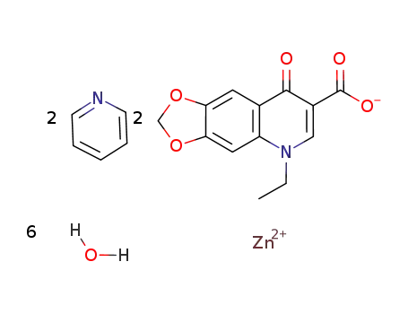 Zn(oxolinate)2(pyridine)2*6H2O