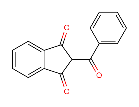 Molecular Structure of 1785-95-1 (2-BENZOYL-1,3-INDANEDIONE)