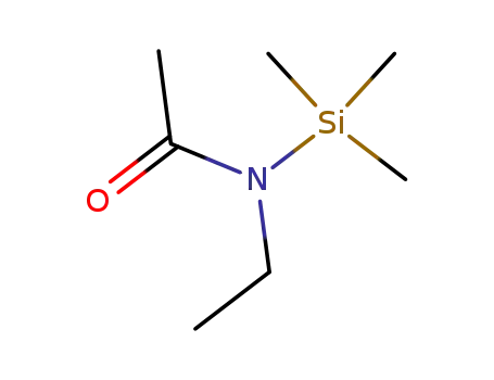 Molecular Structure of 23138-72-9 (Acetamide, N-ethyl-N-(trimethylsilyl)-)