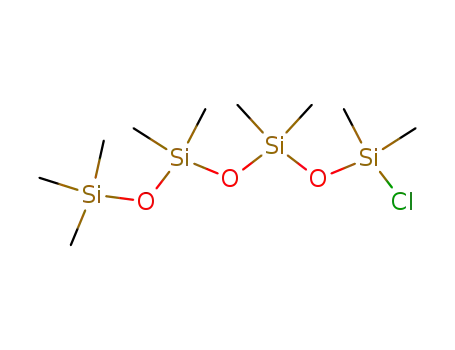 Molecular Structure of 14415-31-7 (Tetrasiloxane, 1-chloro-1,1,3,3,5,5,7,7,7-nonamethyl-)
