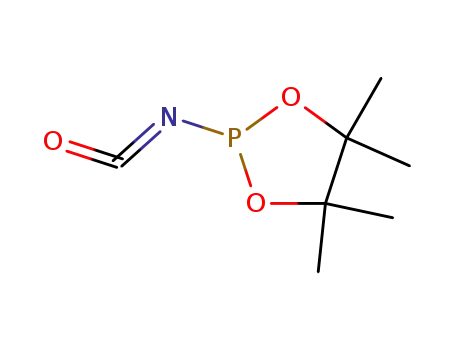 Molecular Structure of 72666-66-1 (2-ISOCYANATO-4,4,5,5-TETRAMETHYL-[1,3,2]-DIOXAPHOSPHOLANE)