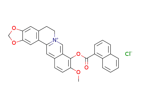 9-O-(1-naphthoyl)berberrubine chloride