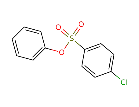 Molecular Structure of 2437-33-4 (phenyl 4-chlorobenzenesulfonate)