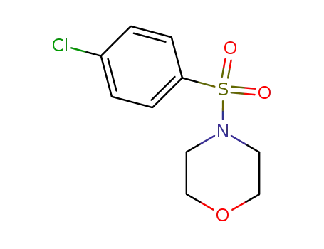 Molecular Structure of 22771-99-9 (4-(4-Chlorophenylsulfonyl)Morpholine, 97%)
