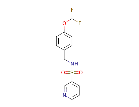 N-(4-difluoromethoxybenzyl)pyridin-3-ylsulfonamide