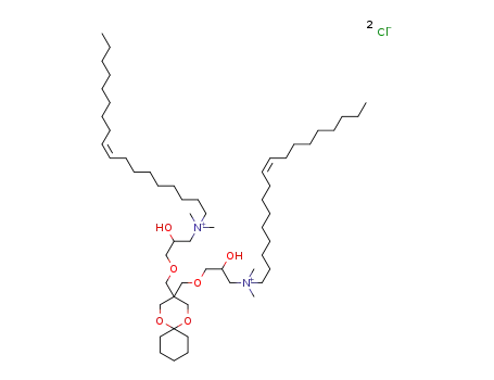 1,5-dioxaspiro[5.5]undecane-3,3-bis(1-methoxy-3-oleyldimethylammonio-propan-2-ol) dichloride