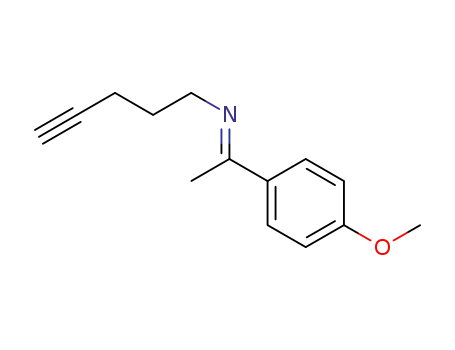 (E)-N-(1-(4-methoxyphenyl)ethylidene)pent-4-yn-1-amine