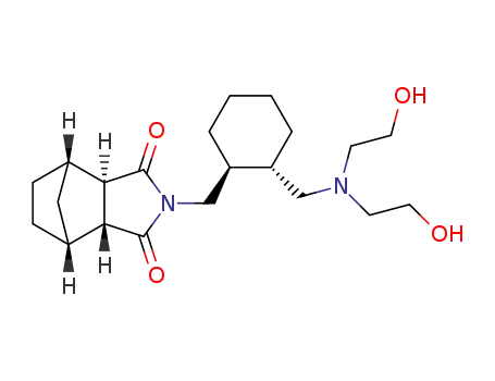(3aR,4S,7R,7aS)-2-(((1R,2R)-2-((bis(2-hydroxyethyl)amino)methyl)cyclohexyl)methyl)hexahydro-1H-4,7-methanoisoindole-1,3(2H)-dione