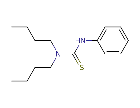 Molecular Structure of 15093-47-7 (1,1-dibutyl-3-phenylthiourea)