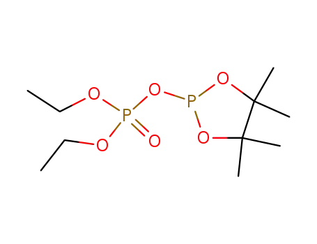 Molecular Structure of 61135-66-8 (1,3,2-Dioxaphospholane,
2-[(diethoxyphosphinyl)oxy]-4,4,5,5-tetramethyl-)