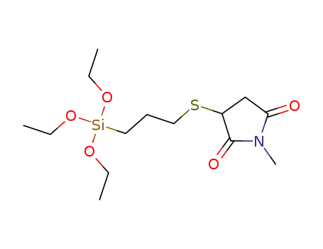 2,5-pyrrolidinedione, 1-methyl-3-[[3-(triethoxysilyl)propyl]thio]-