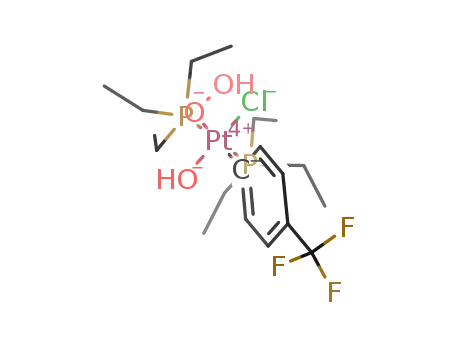 trans-Pt(PEt3)2(Cl)(OH)(OOH)(4-trifluoromethylphenyl)