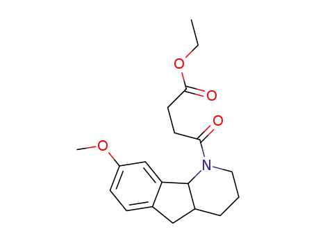 ethyl 4-(8-methoxy-2,3,4,4a,5,9b-hexahydro-1H-indeno[1,2-b]pyridin-1-yl)-4-oxobutanoate