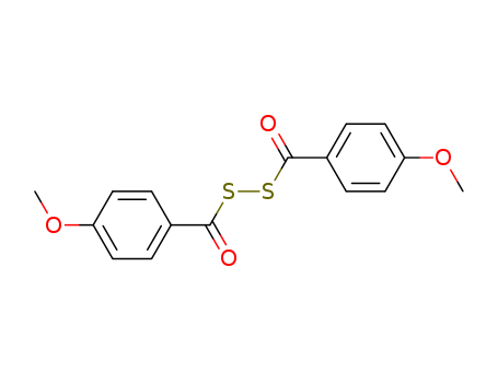 Molecular Structure of 15088-73-0 (Disulfide, bis(4-methoxybenzoyl))