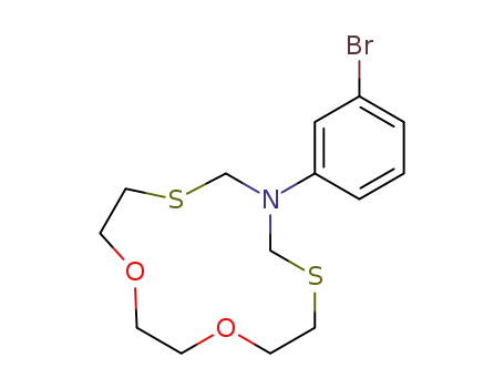 N-(m-bromphenyl)-1,11-dioxa-4,8-dithia-6-azacyclotridecane