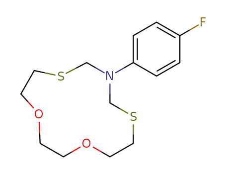 N-(p-fluorophenyl)-1,11-dioxa-4,8-dithia-6-azacyclotridecane