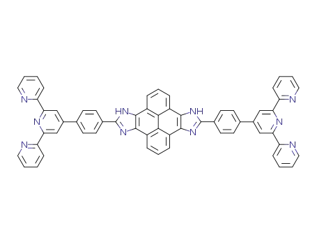 5,11-bis(4-([2,2':6',2''-terpyridine]-4'-yl)phenyl)-4,12-dihydropyreno[4,5-d:9,10-d']diimidazole