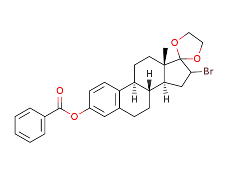 3-benzoyloxy-16-bromo-17,17-(ethylenedioxy)estra-1,3,5(10)-triene