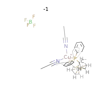 [Cu((1,1'-bis(diphenylphosphino)ferrocene)CH3CN)2](BF4)